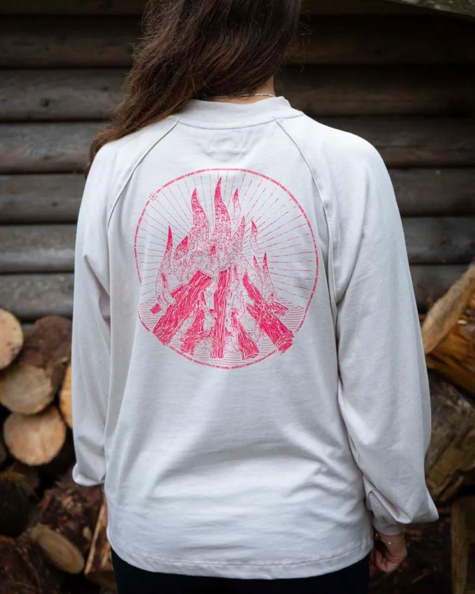 Baal Esther Women's LS Tee - Dusty Pink