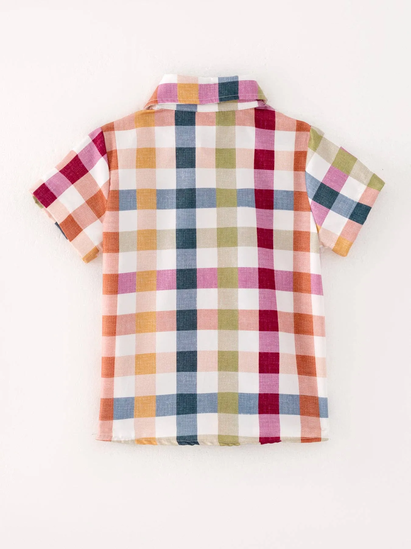 Baby Boys Plaid T-shirt  TPB40509
