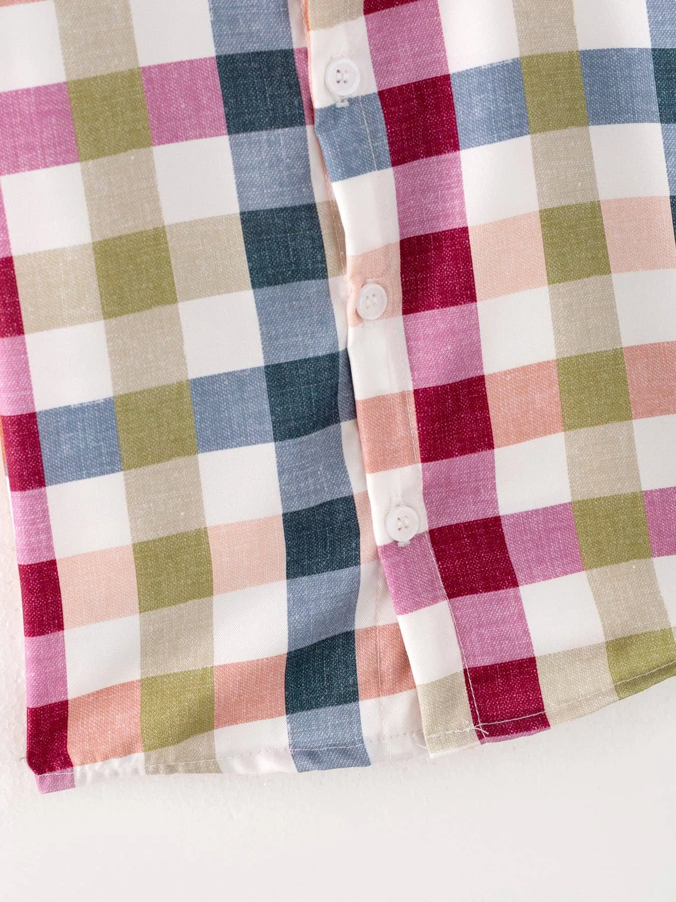 Baby Boys Plaid T-shirt  TPB40509