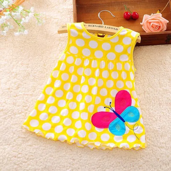 Baby Dresses Princess Girls Dress 0-1years Cotton Clothing Baby Infant Summer Clothes