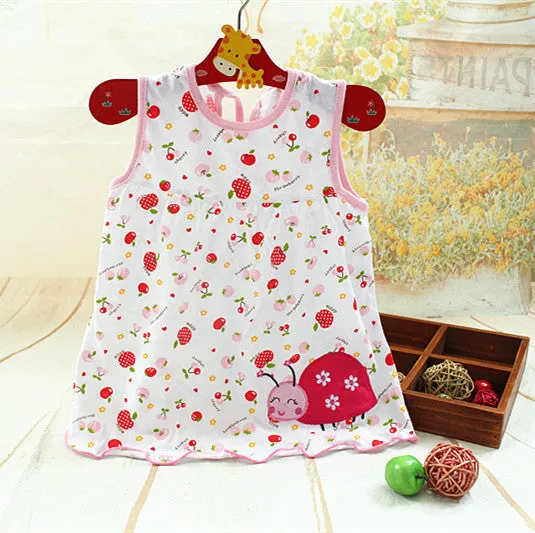 Baby Dresses Princess Girls Dress 0-1years Cotton Clothing Baby Infant Summer Clothes