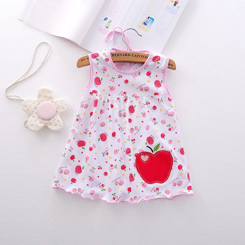 Baby Dresses Princess Girls Dress 0-1years Cotton Clothing Baby Infant Summer Clothes
