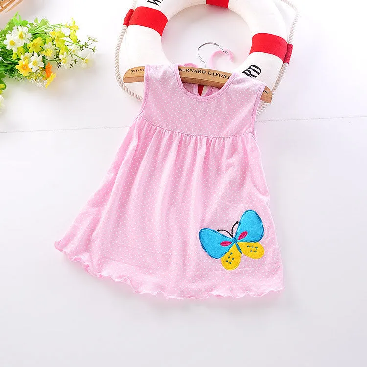 Baby Dresses Princess Girls Dress 0-1years Cotton Clothing Baby Infant Summer Clothes