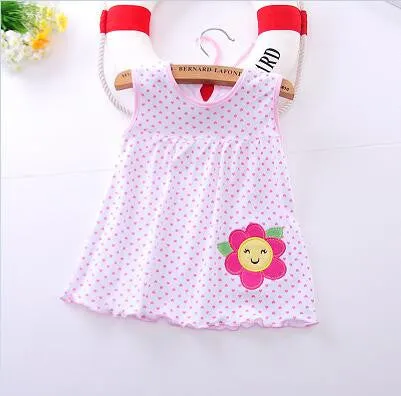 Baby Dresses Princess Girls Dress 0-1years Cotton Clothing Baby Infant Summer Clothes