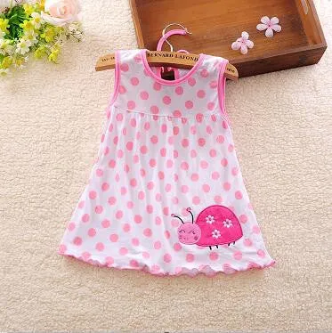Baby Dresses Princess Girls Dress 0-1years Cotton Clothing Baby Infant Summer Clothes