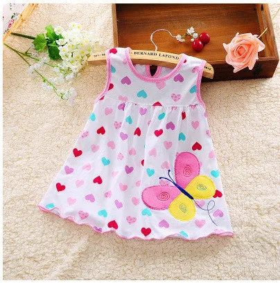 Baby Dresses Princess Girls Dress 0-1years Cotton Clothing Baby Infant Summer Clothes