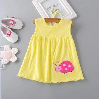 Baby Dresses Princess Girls Dress 0-1years Cotton Clothing Baby Infant Summer Clothes