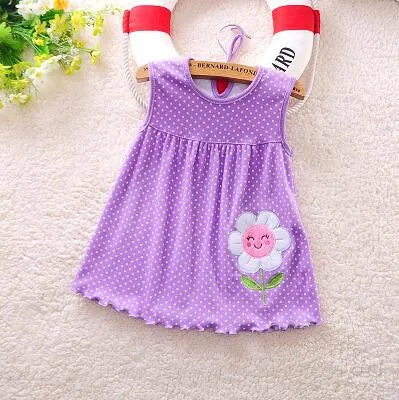 Baby Dresses Princess Girls Dress 0-1years Cotton Clothing Baby Infant Summer Clothes