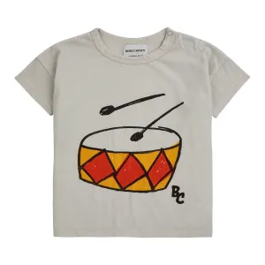 Baby Play the Drum T-Shirt aus 100% Bio Baumwolle