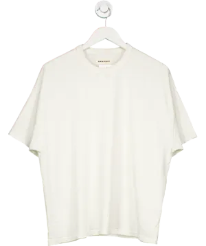 Bare Knuckles Cream Cotton Basics T-shirt UK L