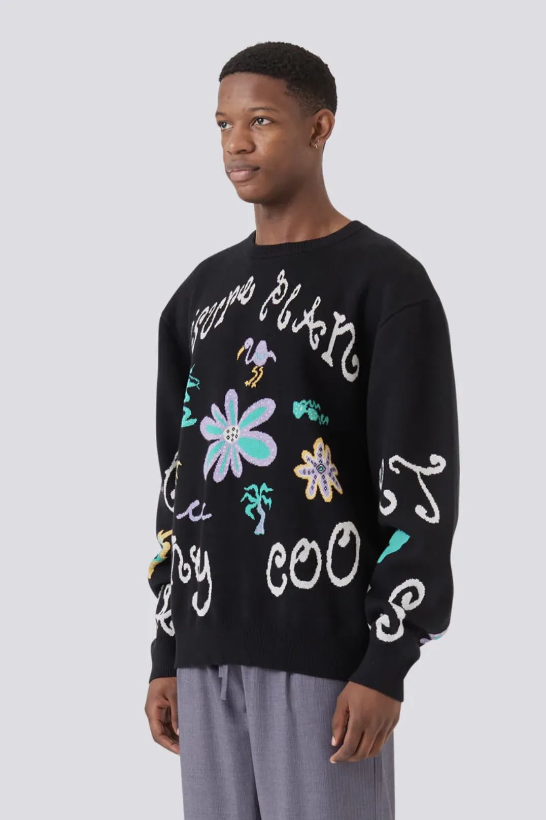 BARNEY COOLS PLANET KNIT - BLACK