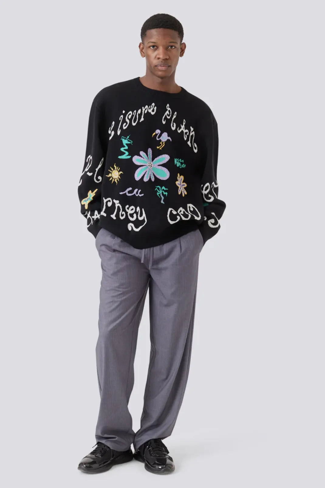 BARNEY COOLS PLANET KNIT - BLACK
