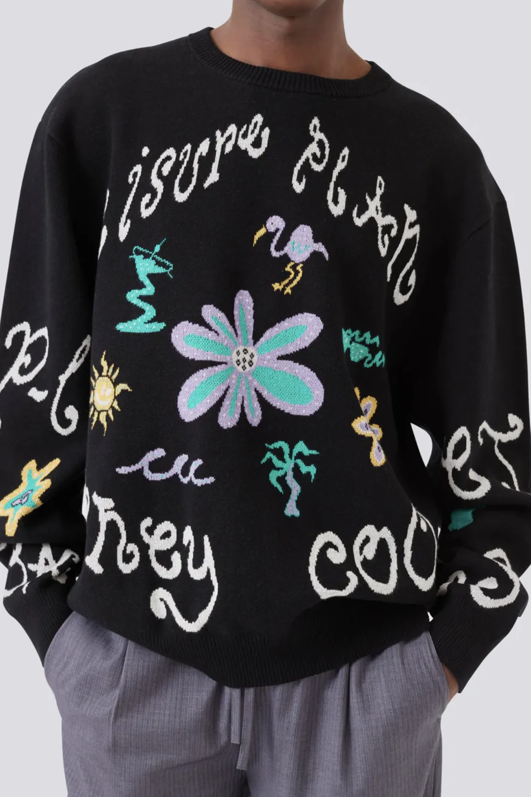 BARNEY COOLS PLANET KNIT - BLACK
