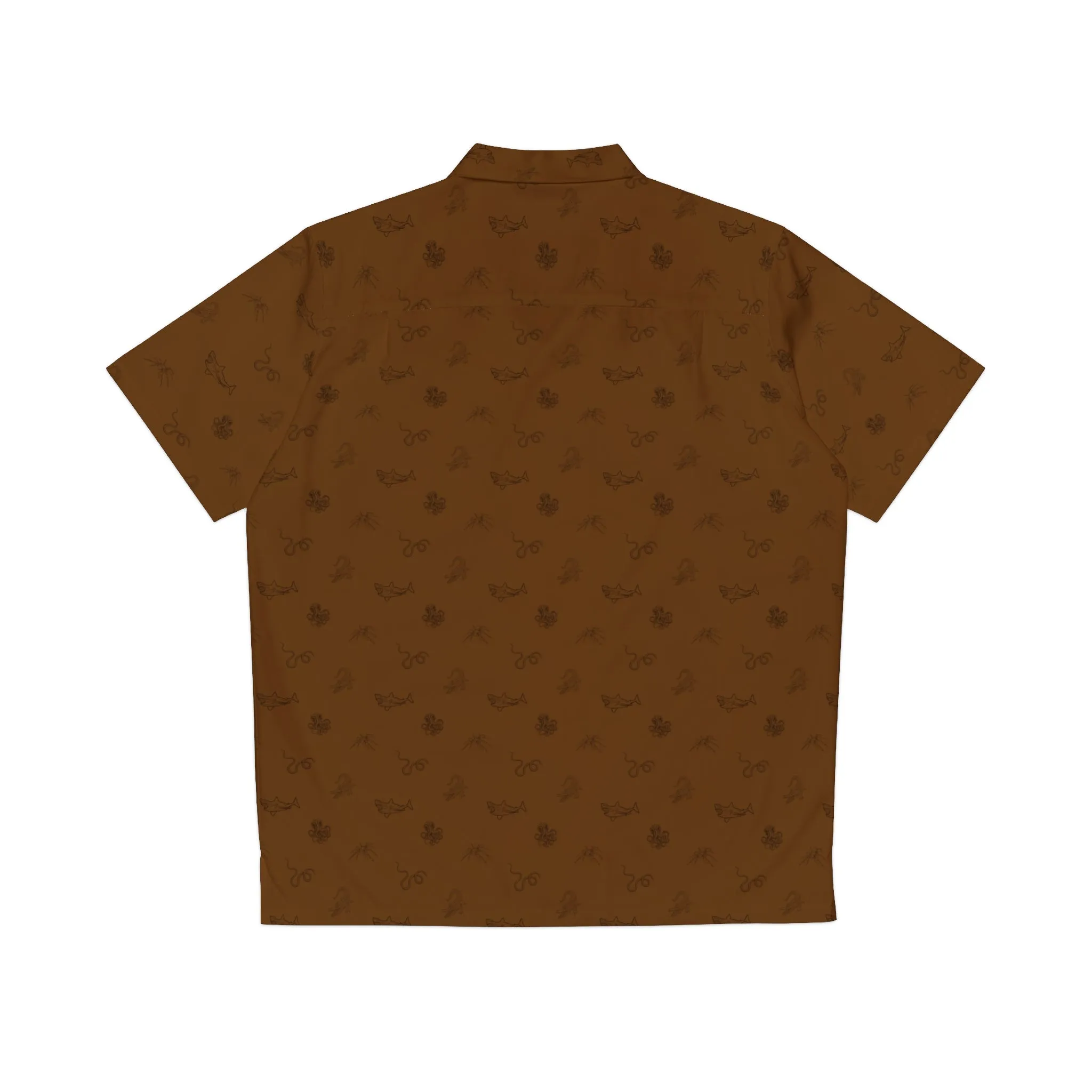 Beef Baits button up short sleeve Australia deadliest animal Men's Hawaiian Straya Shirt (AOP)