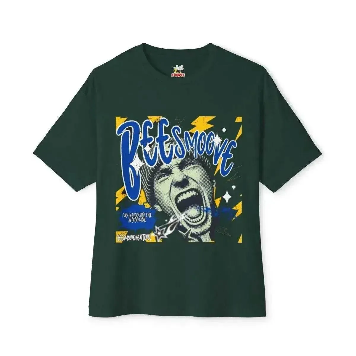 Beesmoove turn up the volume Unisex Oversized Boxy Tee