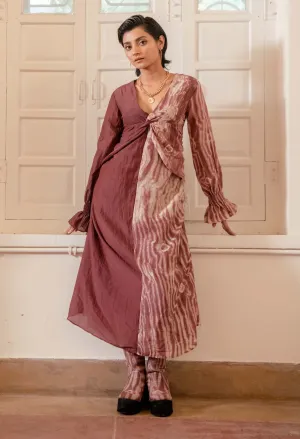Beige Brick Wild Dress