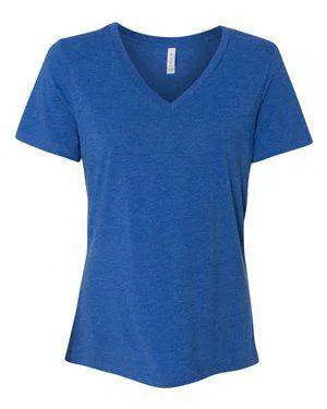 Bella   Canvas Women's Relaxed Jersey V-Neck T-Shirt - 6405