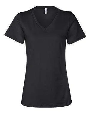 Bella   Canvas Women's Relaxed Jersey V-Neck T-Shirt - 6405