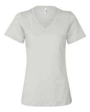Bella   Canvas Women's Relaxed Jersey V-Neck T-Shirt - 6405