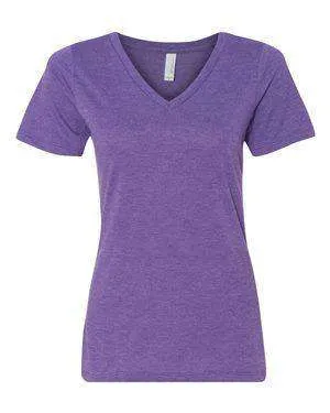Bella   Canvas Women's Relaxed Jersey V-Neck T-Shirt - 6405