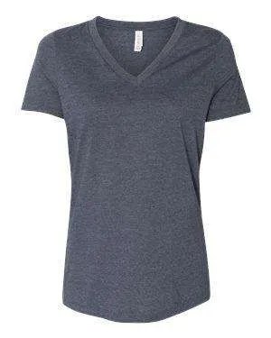 Bella   Canvas Women's Relaxed Jersey V-Neck T-Shirt - 6405