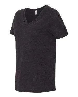 Bella   Canvas Women's Relaxed Jersey V-Neck T-Shirt - 6405