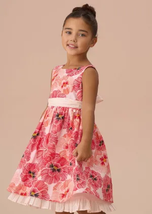Bella Red Printed Dress