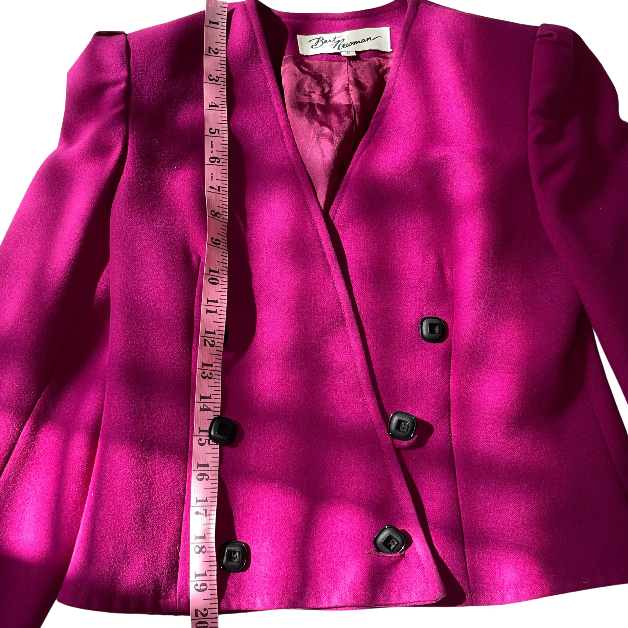 Bert Newman 80s Pink Blazer