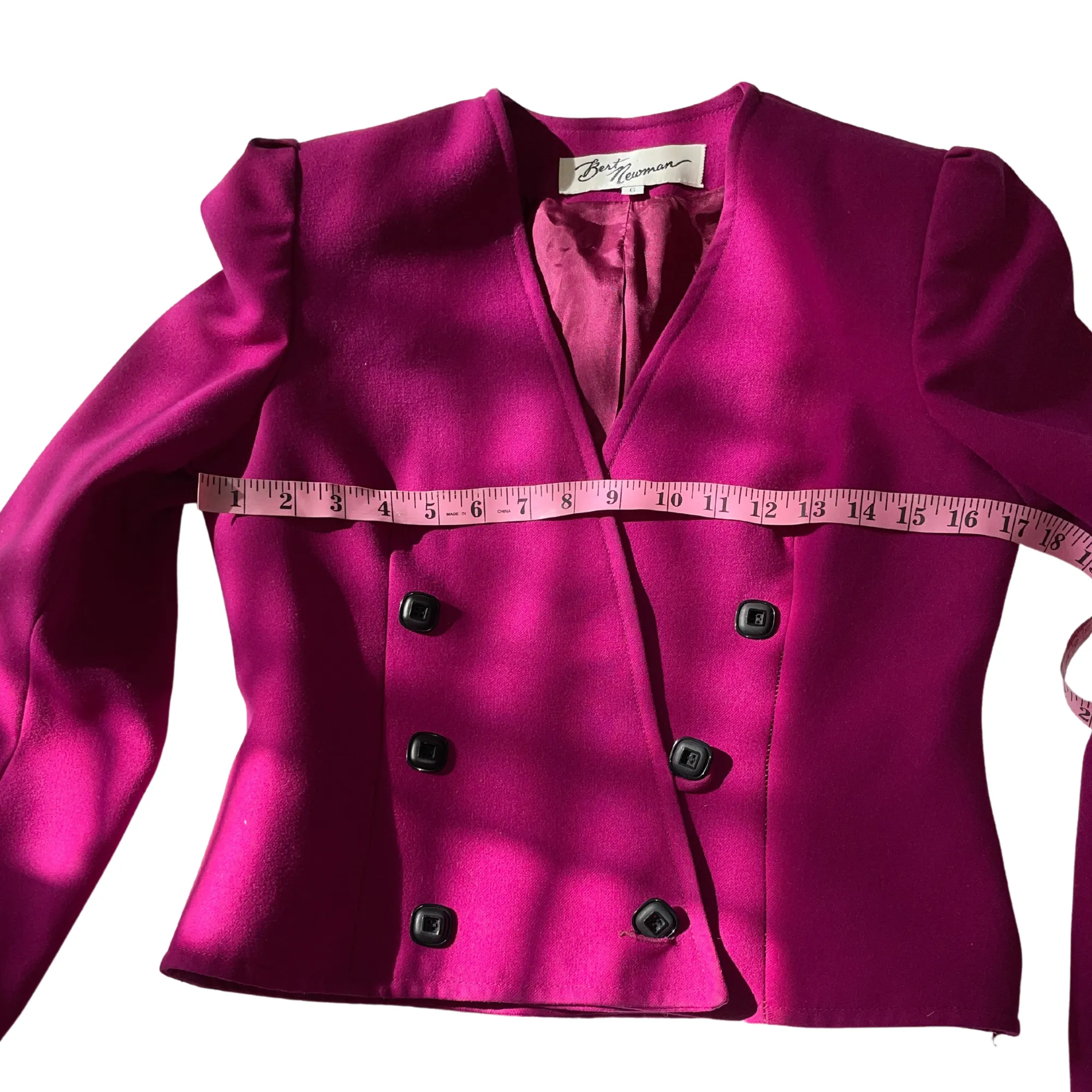 Bert Newman 80s Pink Blazer