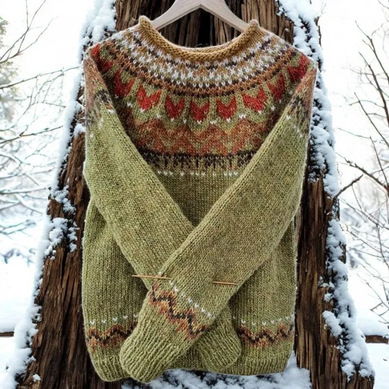Bertha | Vintage jacquard jumper