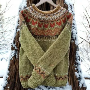 Bertha | Vintage jacquard jumper