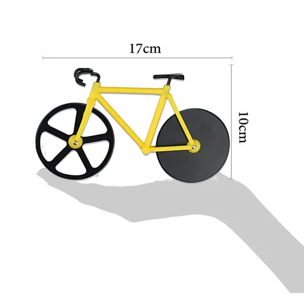 Bicycle Pizza Cutter Wheel-Yellow