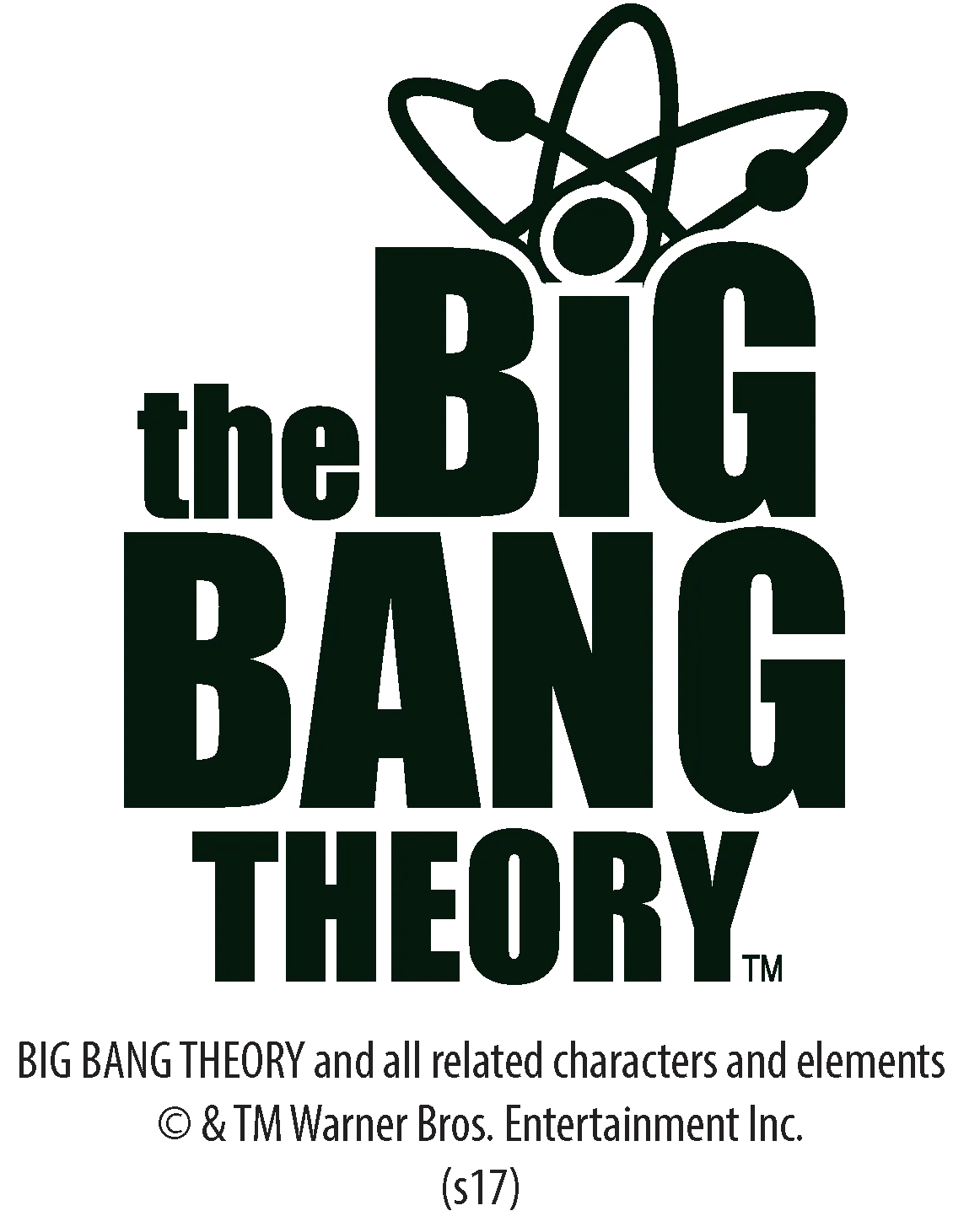 Big Bang Theory  Logo Group Hair Official Men's T-shirt