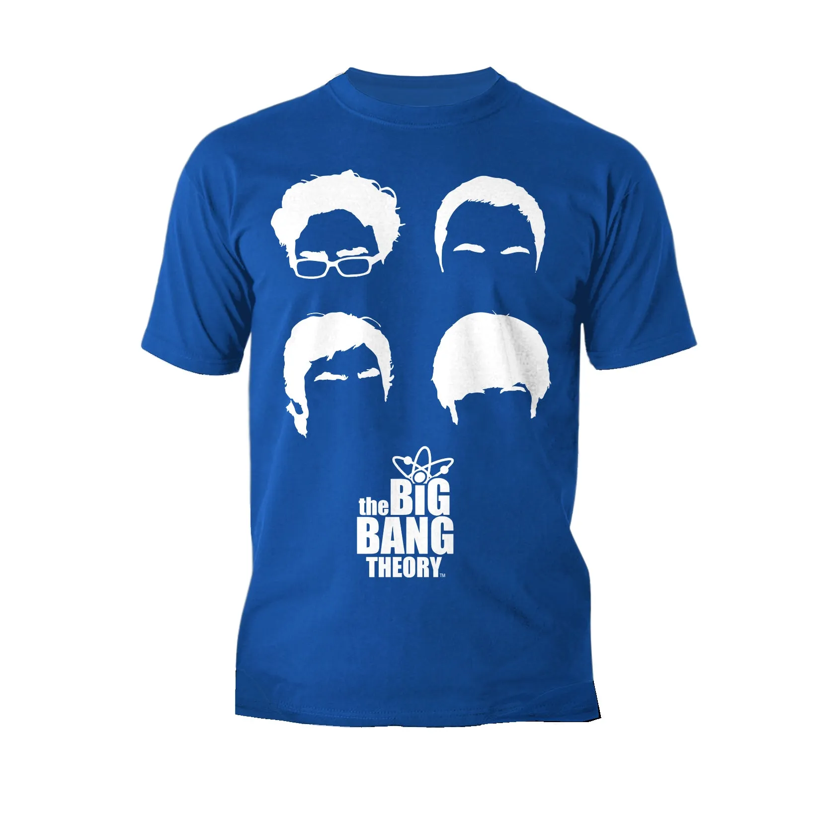 Big Bang Theory  Logo Group Hair Official Men's T-shirt