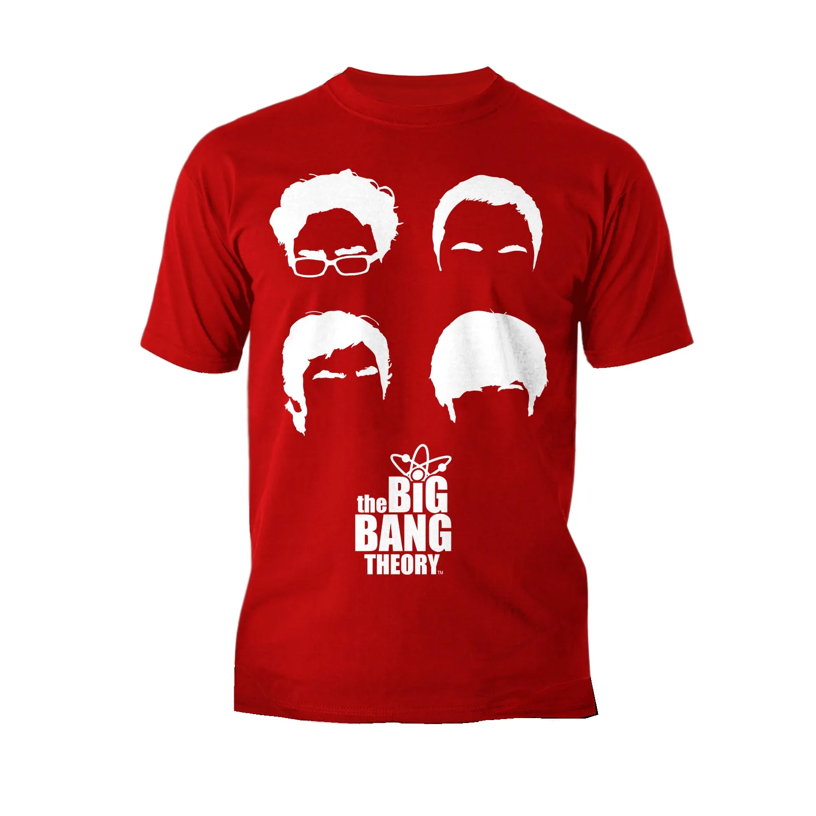 Big Bang Theory  Logo Group Hair Official Men's T-shirt