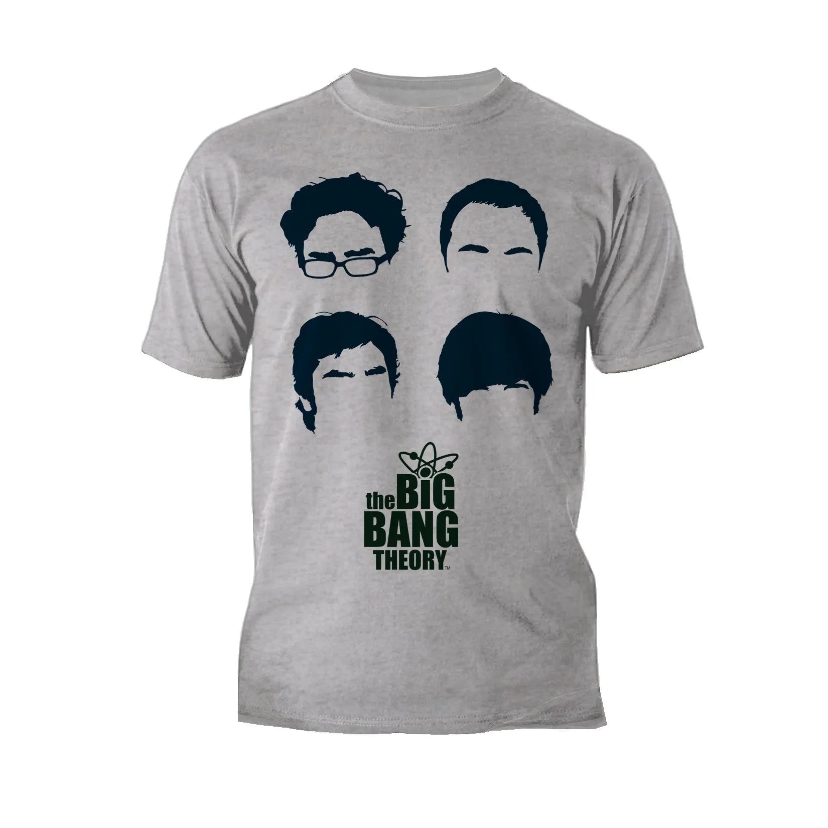 Big Bang Theory  Logo Group Hair Official Men's T-shirt