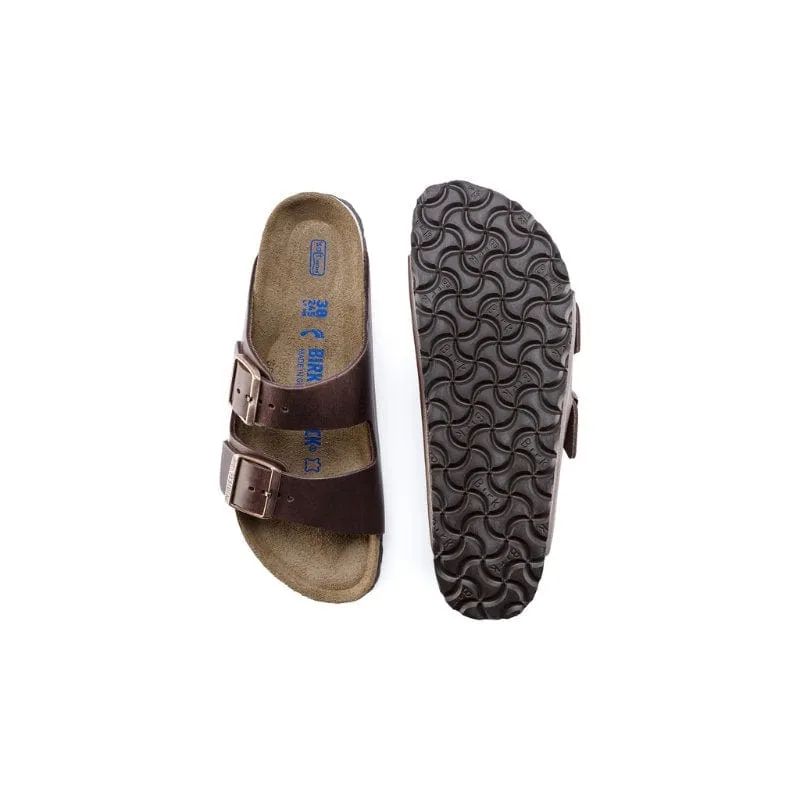 Birkenstock Womens Brown Arizona Soft Footbed Sandal - 452763