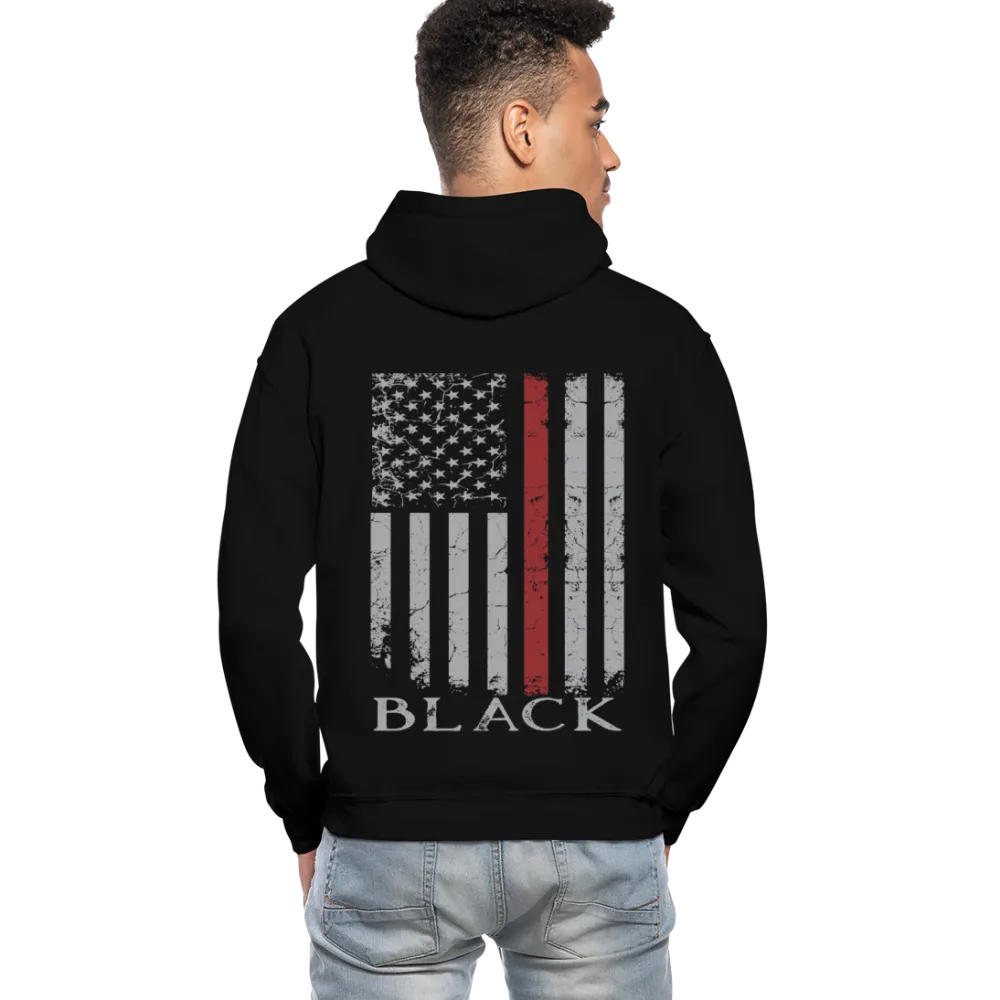 BLACK Gildan Heavy Blend Adult Hoodie