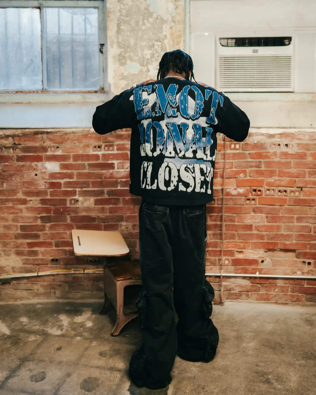 Black "Racer" Long Sleeve