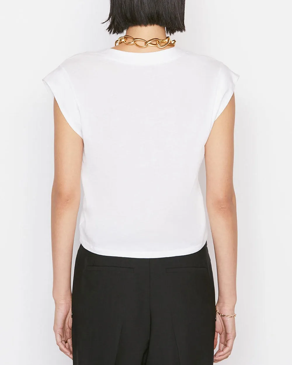 Blanc Le High Rise V Neck Tee