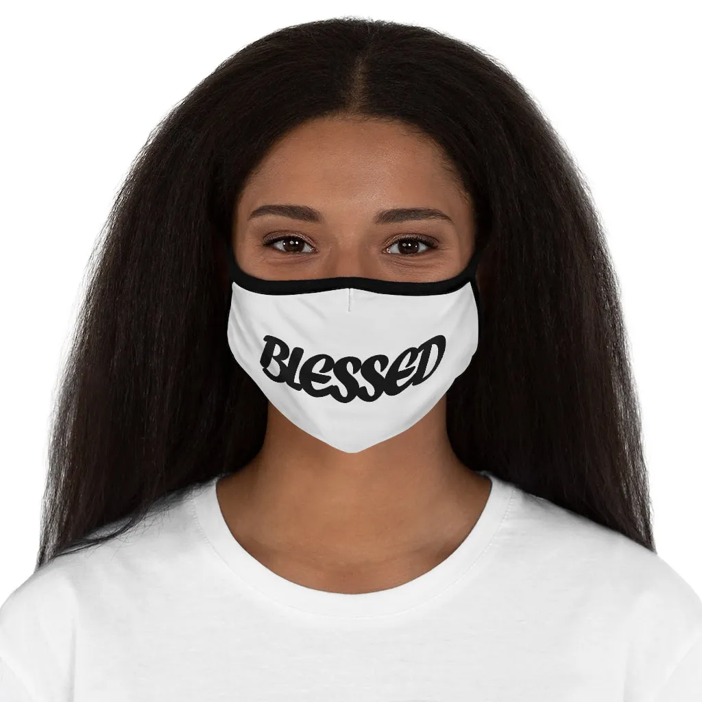 Blessed Fitted Polyester Face Mask
