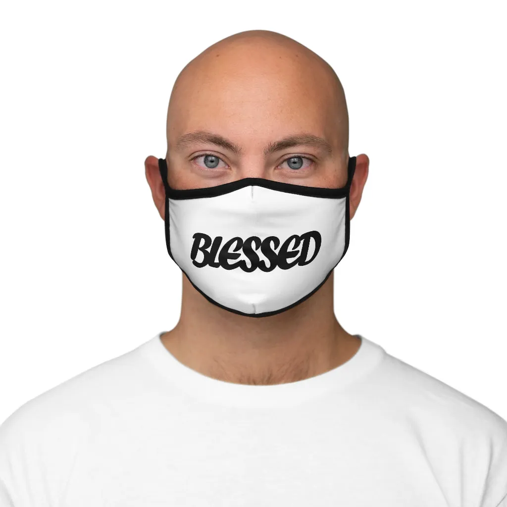 Blessed Fitted Polyester Face Mask
