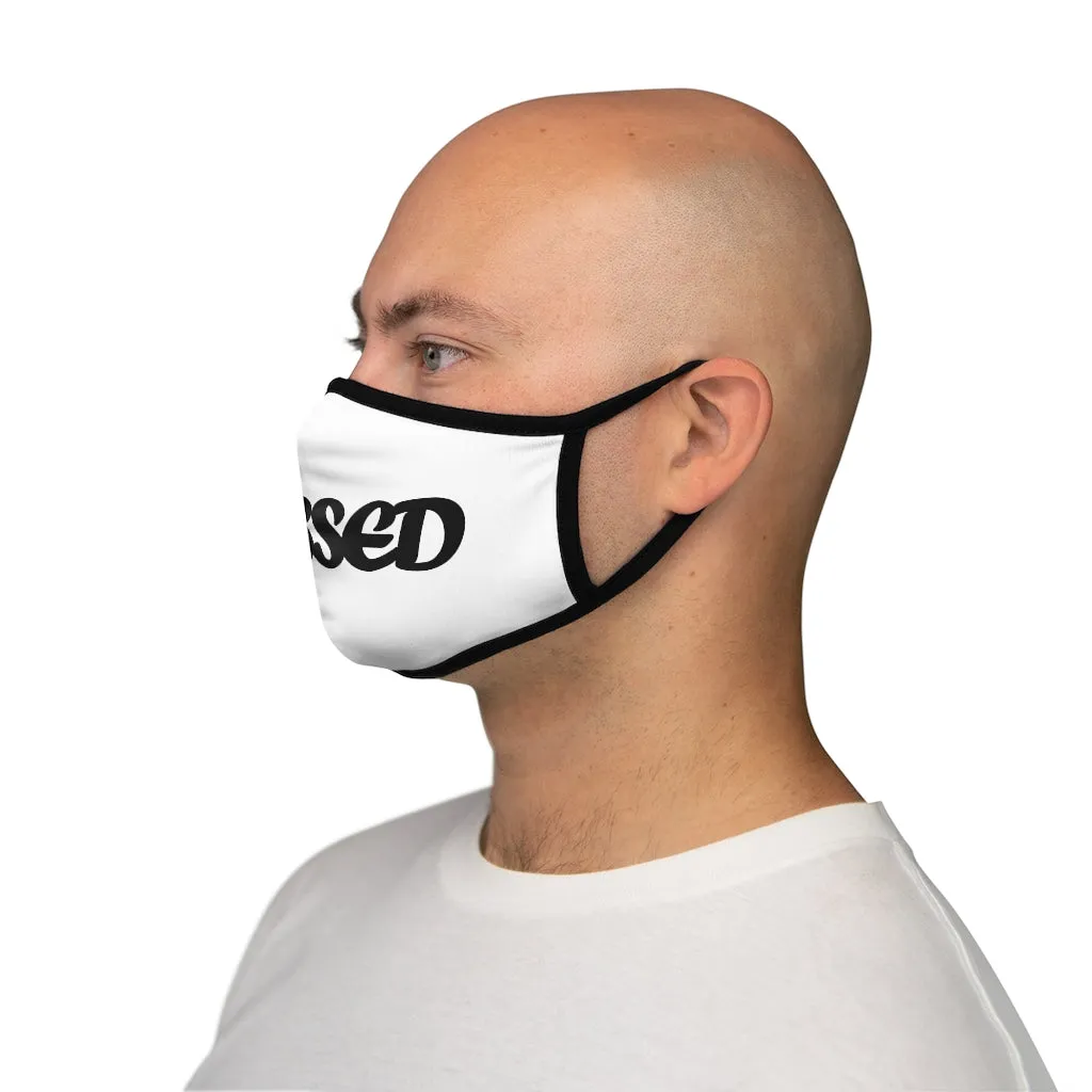 Blessed Fitted Polyester Face Mask