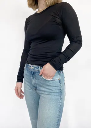Bold L/S Crew - Black
