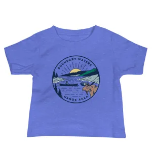 Boundary Waters - Basswood Lake Baby Short Sleeve T-Shirt