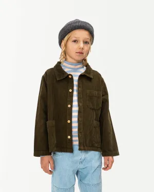 Boxy Corduroy Jacket moss