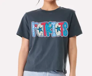 Boxy Cropped NEW Bella Canvas Patriots Shirt/ Lewisburg Patriots / Adult Sizes