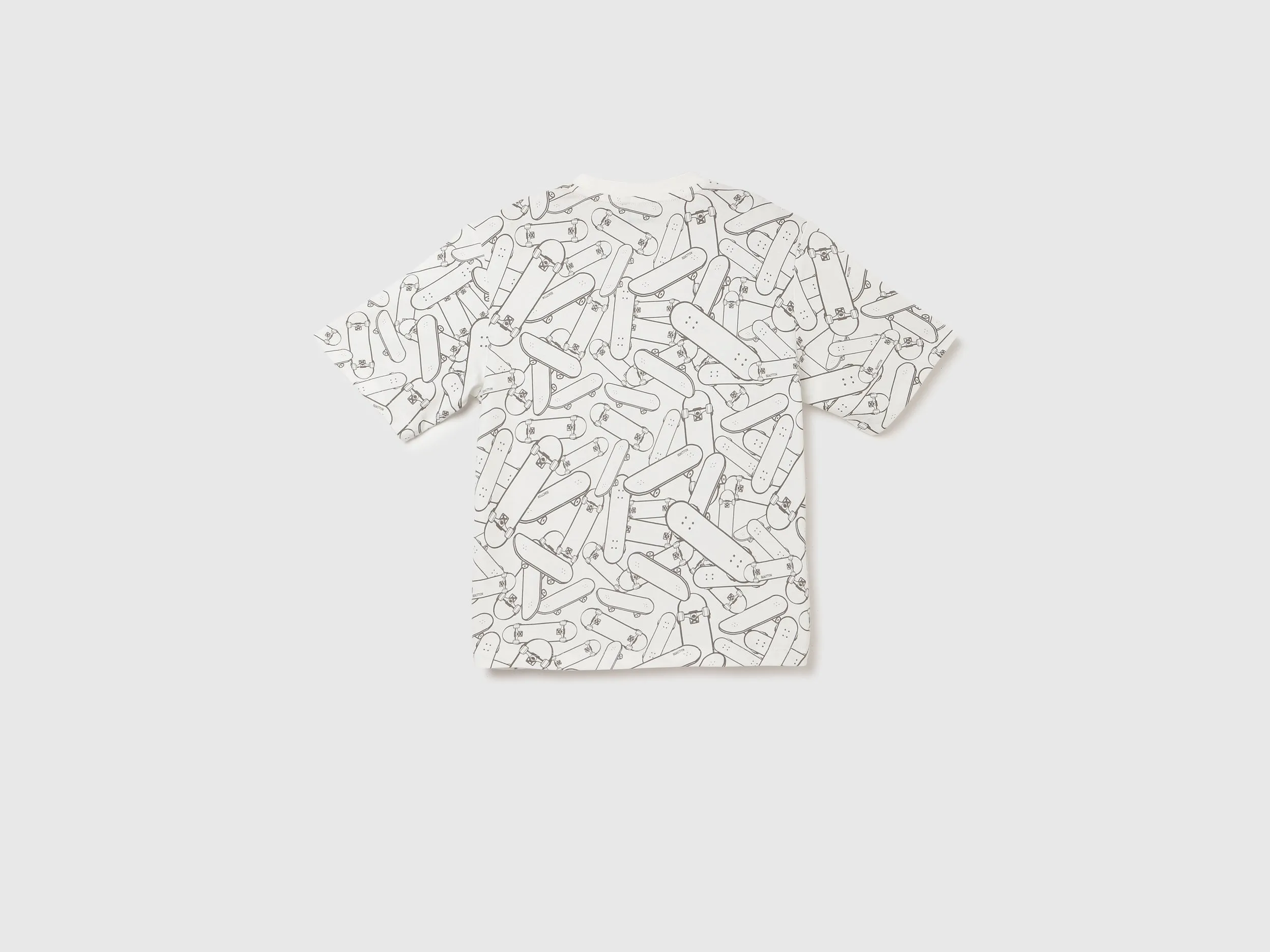 Boxy Fit Round Neck Printed T-shirts