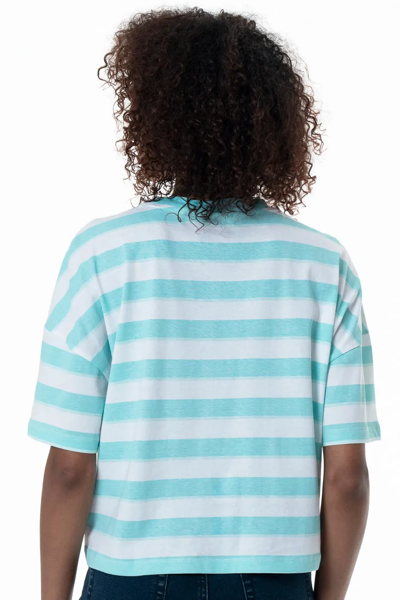 Boxy T-Shirt _ 152267 _ Aqua