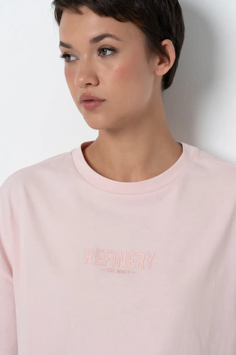 Boxy T-Shirt _ 157808 _ Pink